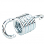 Sidabriniai didelio stiprumo spyruokliniai pakabinimo kabliai Metalinis hamako kablys Pasukamas pakabinamos kėdės priedas skirtas