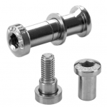8mm 15-25mm CRMO plieno vintažinis apsaugos nuo praradimo sėdynės stiebo spaustukas, tvirtinimo varžtas