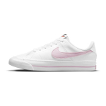 Nike Court Legacy GS Balti Rožiniai Putų Vaikų Kedai DA5380-109 36.5