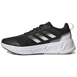 Adidas Questar Juodi Balti Pilki Vyri&scaron;ki Sportbačiai Core-Black Cloud-White Grey-Two GY2259 44