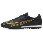 Nike Mercurial Vapor 14 Academy Apvalus priekis TF Moteri&scaron;ki futbolo bateliai Juodi CV0978-090 44.5