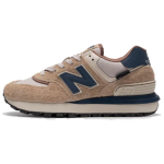 New Balance Nb 574 Madingi Sportiniai Žemi Laisvalaikio Miesto Kelionėms Bėgimo Batai Unisex Kedai Smėlio Spalvos Mėlyni U574LGMO-D 37