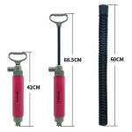 Didelės talpos plūduriuojanti baidarių ir kanojų triumo pompa rankiniam vandens siurbimui Manual Pump