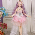 Speciali kaina DBS lėlė 1/3 BJD mechanizuotas jungtinis kūnas su makiažu, įskaitant plaukus, akis, drabužius, 62 cm auk&scaron;tis, mergaičių svajonių fėja