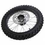 14 colių motokroso priekinio rato komplektas 60 100 14 2.5 14 padanga su vidine kamera, 12 mm ratlankio a&scaron;is su stabdžių diskeliu 125 140 150