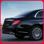 Skirta Mercedes Benz E klasės W213 E200L 300L 2016- Automobilio priedai Galinės i&scaron;orinės kėbulo &scaron;oninės apdailos juostelės Apdailė Bright Silver white