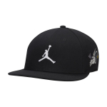 Jordan Logotipo ra&scaron;tu dekoruota beisbolo kepurė Unisex Kepurės Juoda FD5183-010 S/M