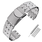 17mm 19mm 20mm 21mm Metalinis dirželis Swatch YCS YVS YCS Laikrodžio apyrankė YCS443G YGS749 471 495 Vyrams Moterims Nerūdijančio Plieno Grandinėlės Apyrankė 21mm sidabras