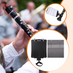 Instrumentų lapų laikiklis Klarnetui Muzikos stovas Praktikai Praktinis Stabilus Mar&scaron;o orkestrui Lyra