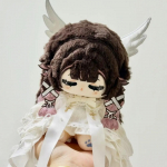 Hyposelenia 20cm Genshin Impact Columbina Hyposelenia Anime figūrėlės Pliu&scaron;inis Cosplay Apsirengimo Medvilninė Lėlė Žaislas Vaikui Gimtadienio Dovana no Skeleton