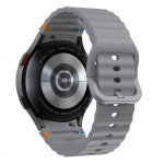 Originali silikoninė apyrankė skirta Samsung Galaxy Watch 7 FE 6 4 Classic 5 pro 44mm 40mm 43mm 47mm 45mm apyrankė Galaxy Watch6 7 dirželis Galaxy 6Classic 42mm gray