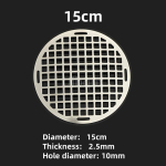 15&ndash;60 cm lygus apvalus kepimo grotelių au&scaron;intuvas kepsninei, 304 nerūdijančio plieno vielos, orkaitės grotelių lak&scaron;tas, apvalus kepsninės tinklas, kepimo grotelės