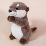 25/35CM Kawaii Ūdra Pliu&scaron;iniai Žaislai Imitacija Ūdros Pliu&scaron;inis Žaislas Pagalvė Kūdikio Gyvūnas Morkūnas Lėlė Gimtadienio Dovana Kambario Dekoras 25cm