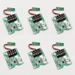 &Scaron;e&scaron;i vnt. BMS PCB, skirti Parkside 20V Team Series elektriniams įrankiams, PAP 20 A1, PAP 20 A3, Ličio jonų Akku 2000mAh 4000mAh A1 2000mAh