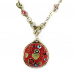 Les Tr&eacute;sors De Lily [E2560] - Collier Cr&eacute;ateur 'Tokyo' Rouge raudona