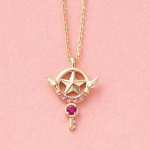 Anime Cardcaptor Sakura karoliai pakabukas 25-ojo jubiliejaus korta Captor 925 Sterling Sidabro papuo&scaron;alai Moterų mergaičių Cosplay Rekvizitai Dovanos beige
