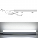 Virtuvės LED sieninė lempa 220v LED ap&scaron;vietimas po spintele 6w 10w T5 aliuminio LED lemputės namų ap&scaron;vietimui su ES ki&scaron;tuku 57cm