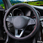 38CM Universal Car Steering Wheel Cover Leather Car steering sleeve Car Accessories Auto Steering-Weel covers Auto