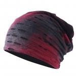 Retro kaklarai&scaron;tis dažai Hip Hop Hole Style Spring Beanies Trikotažo kepurė Unisex Skullies Gradiento spalvos Harajuku skarelė Slidinėjimo kepuraitė Kapotas 56-59cm
