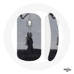 Souris Sans Fil Game of Thrones Saison 8 Daenerys Targaryen feu et sang Le Tr&ocirc;ne de Fer Logo Gris