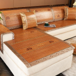 Sofa Pagalvėlė Vasarinis Bambuko Kilimėlis Vasarinis Kilimėlis Neslystanti Sėdynės Pagalvėlė Vasarinis Rotango Kilimėlis Paprasta Moderni Sofa Pagalvėlė 60*60