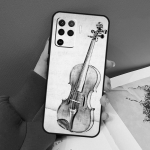 Muzikinės natos Klasikinis smuikas, skirtas OPPO Find X3 X5 Pro A9 A5 A31 2020 A15 A16 A52 A72 A1K A83 A91 A54 A74 A94 A53S Case OPPO A16