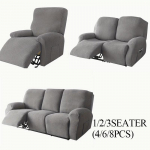 Atlo&scaron;as sofos užvalkalas svetainei 1/2/3 vietos Pigus Lazy Boy Relax žakardo užvalkalas, apsaugantis elastingas fotelio kėdės užvalkalas 1 Seater(4pcs)