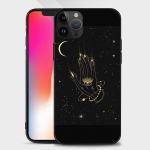 Raganų mėnulio taro paslapties totemo telefono dėklas &bdquo;iPhone 15&ldquo;, 14, 13, 12, 11 &bdquo;Pro Max Mini X 7&ldquo;, 8 colių įstrižainės mink&scaron;tas dėklas. iPhone13PROMAX