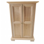 1/12 Lėlių namelis medinės spintos priedai Modelis žaislas Mini spintelė kambariui, lėlių namelio kra&scaron;tovaizdžio dekoravimas 9.5*3.8*15.4cm smėlis