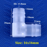 10 vnt 4 ~ 25 mm PP alkūnės jungtys Akvariumo bako jungiamosios detalės Oro siurblio aeratorius 90 laipsnių alkūnės jungtis sodo drėkinimo medicininės žarnos jungtys 16mm (10 Pieces)