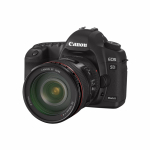 Canon DSLR EOS 5D Mark II kamera + EF 24-105mm f/4L IS USM priartinantis objektyvas juoda