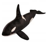 50cm-130cm Realisti&scaron;kas Orcinus Orca Juodasis Banginis Pliu&scaron;iniai Žaislai Didelė Žuvis Medžiaginė Lėlė Ryklys I&scaron;kam&scaron;ioti Jūros Gyvūnai Vaikų Gimtadienio Dovana 70cm
