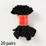 20 porų itin plonų vidutinio ilgio kojinių moterims vasarai, kvėpuojančios pėdkelnės, moteri&scaron;kos ta&scaron;kuotos permatomos &scaron;ilkinės kojinės 20 pairs