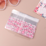 100 vnt. plastikinių pakavimo mai&scaron;elių gėlė lipnūs mai&scaron;eliai sausainiams, saldainiams, papuo&scaron;alams, dovanų pakavimui, lipnus mai&scaron;elis