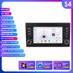 Hizpo 4G-LTE Carplay 7 colių Android automobilio radijas GPS skirtas A4 B9 B8 B7 B6 S4 RS4 SEAT Exeo Multimedia RDS 2din Autoradio Stereo Vaizdo I&scaron;manioji navigacija S4 8Core 4G 32G AI