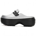 Crocs Stomp Loafer Sidabriniai Juodi Unisex Sportbačiai 210363-01V 38-39