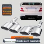 M-B I&scaron;metimo vamzdžio modifikacija: C180/C200/C260/W212 į C63 AMG Car Exhaust Pipe