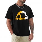Nauji MANTO Brazilian Jiu Jitsu mar&scaron;kinėliai Harajuku trumpomis rankovėmis mar&scaron;kinėliai, medvilniniai grafiniai mar&scaron;kinėliai XXXXXL juoda