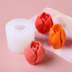 Silikoninės 3D žvakių muilo formos, pasidaryk pats, gėlių žvakių epoksidinės formos aromatinės va&scaron;ko muilo formos 1pcs