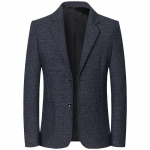 Pavasaris Ruduo Vyri&scaron;ki languoti &scaron;varkai Smart Casual Formalūs kostiumai &Scaron;varkai Paltas Vyri&scaron;ka mada Slim Fit Atlenkiamas apykaklė &Scaron;varkai Vir&scaron;utiniai drabužiai XL tamsiai pilka spalva