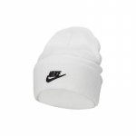 Nike Peak auk&scaron;tu kra&scaron;tu Futura kepurė Beanie Laisvalaikio FB6528-121 OS balta