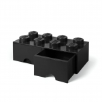 LEGO Kaladėlių Stalčius 8 Juodas 40061733