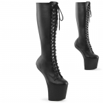 Madingi FHC 20cm Pasagos Kulno Be Kulno Ilgi Batai per Kelį, Moteri&scaron;ki Fetish Pole &Scaron;okio Batai, Vyri&scaron;ki Cosplay Batai, Priekyje Rai&scaron;teliai, Rožiniai, Auksiniai, Raudoni, Individualios Spalvos 36