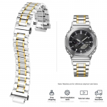 Kietas plieninis laikrodžio dirželis Casio Farm Oak Modified GM2100/GA2100 Juodas GM2100 Plieninė apyrankė Vyri&scaron;kas nerūdijančio plieno GA2100