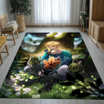 Retro Z-Zelda Animacinis Link Žaidimai Svetainės Neslystantis Kilimas Mink&scaron;tas Kilimas Miegamojo Vaikų Žaidimų Kambario Sofai, Namų Dekoras Durų Kilimėlis 80x120cm
