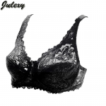 Julexy Big CDE moteri&scaron;ka liemenėlė permatoma itin plona bralette plius dydžio apatiniai nėriniuota liemenėlė 85D