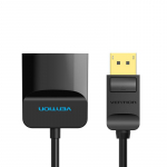 Vėdinimo ekrano prievado prie HDMI adapterio DP į HDMI keitiklio ekrano prievado HDMI adapterio DP ki&scaron;tuko HDMI lizdo, skirtas projektoriniam televizoriui 1080P 0.15m juoda