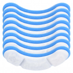 8 vnt filtrai, skirti 61 OZ/1,8 l skaidrių kačių vandens fontanų filtrai, naminių gyvūnėlių fontanai aktyvuotos anglies mėlyna