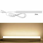 Virtuvės LED sieninė lempa 220v LED ap&scaron;vietimas po spintele 6w 10w T5 aliuminio LED lemputės namų ap&scaron;vietimui su ES ki&scaron;tuku 57cm