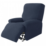 Polar Fleece Recliner sofos užvalkalas Svetainės Lazy Boy fotelio užvalkalai elastingi sofos sofos užvalkalai baldų apsauga tamsiai mėlyna